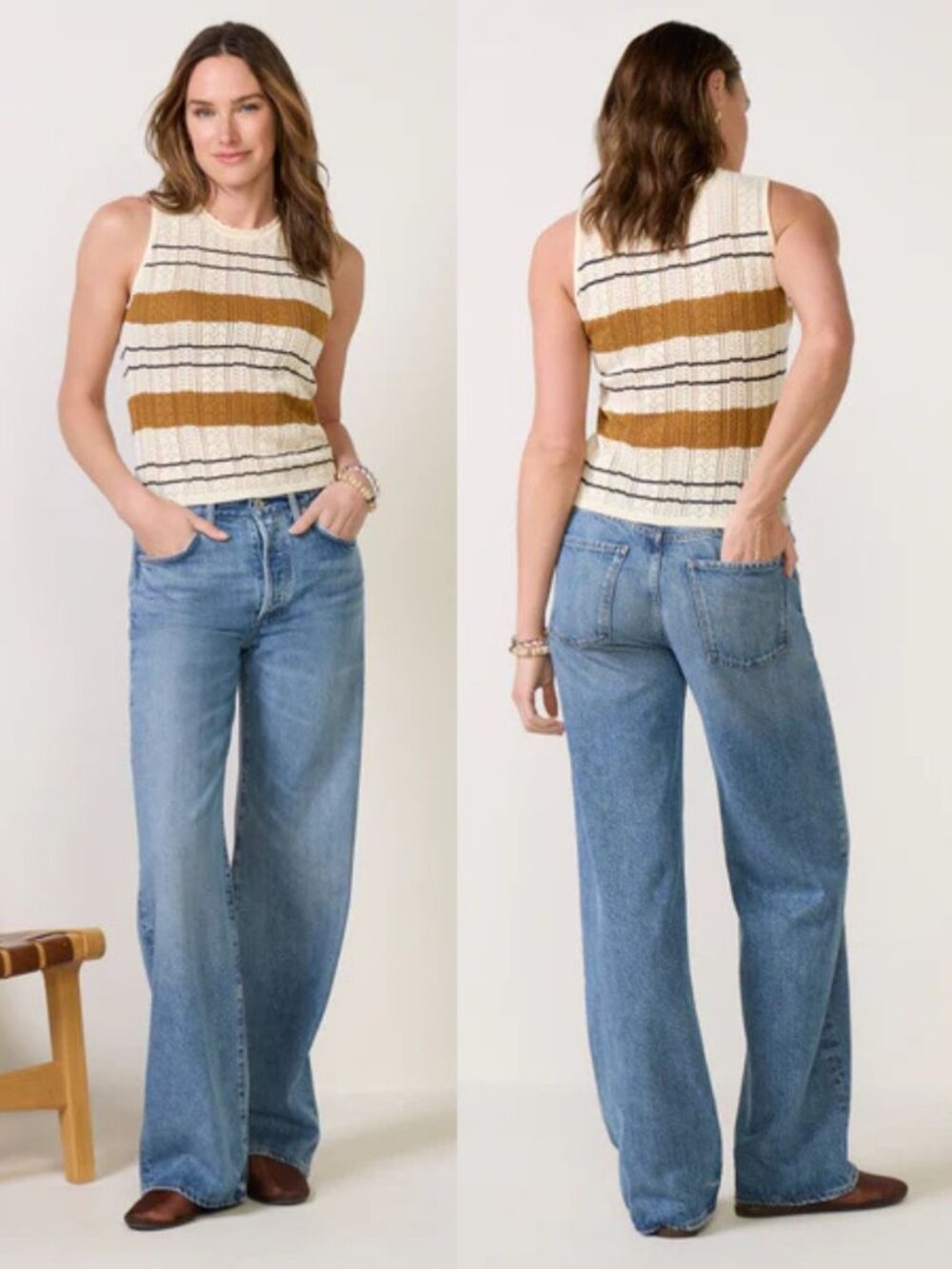 Citizens of Humanity Annina Jean Meuse Blue Denim High Waisted Straight Leg 24 - Picture 3 of 13